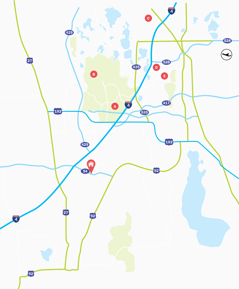 Map of Bridgewater Crossing