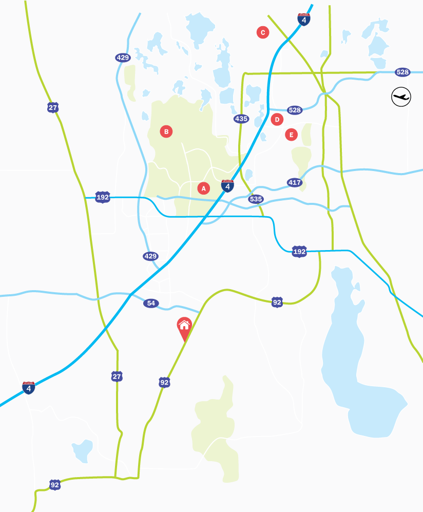 Map of Providence Golf and Country Club