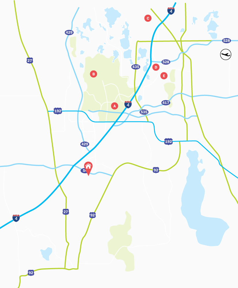 Map of Ashley Manor