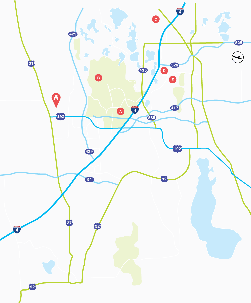 Map of Clear Creek