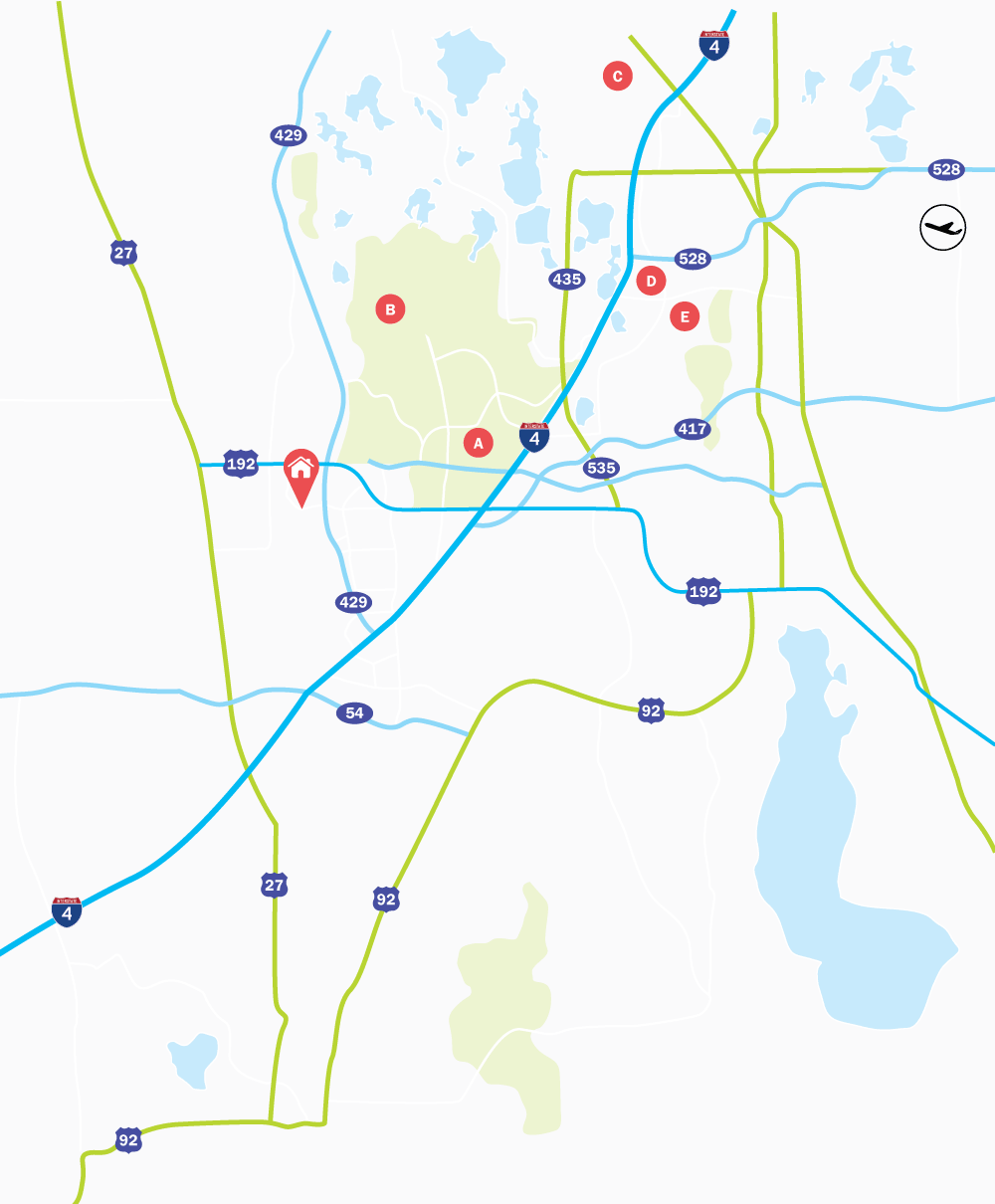 Map of Emerald Island