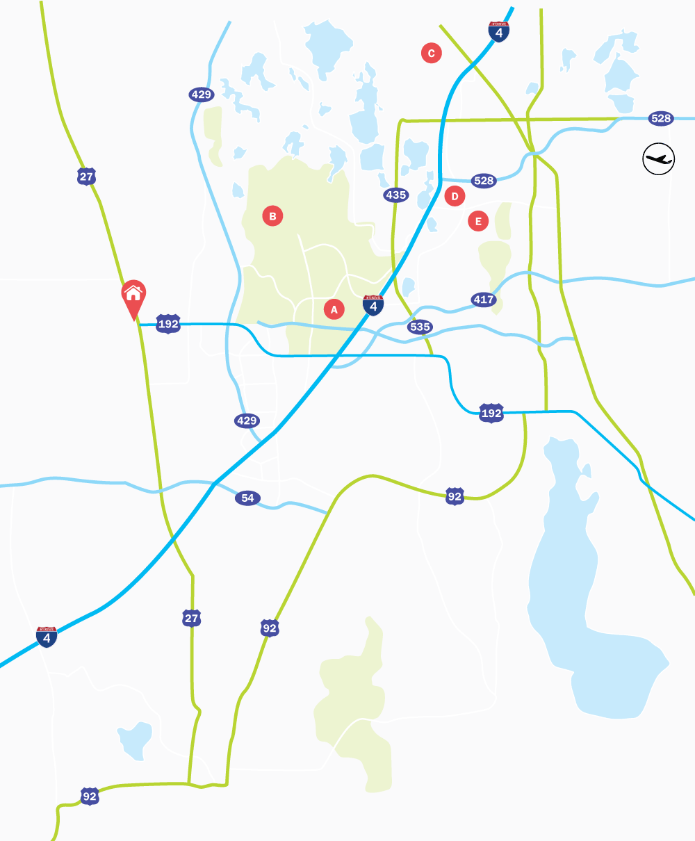 Map of High Grove