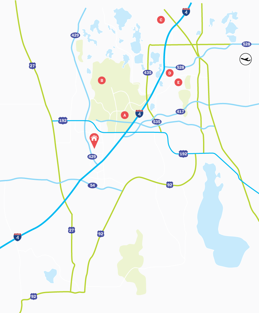 Map of Indian Ridge Oaks