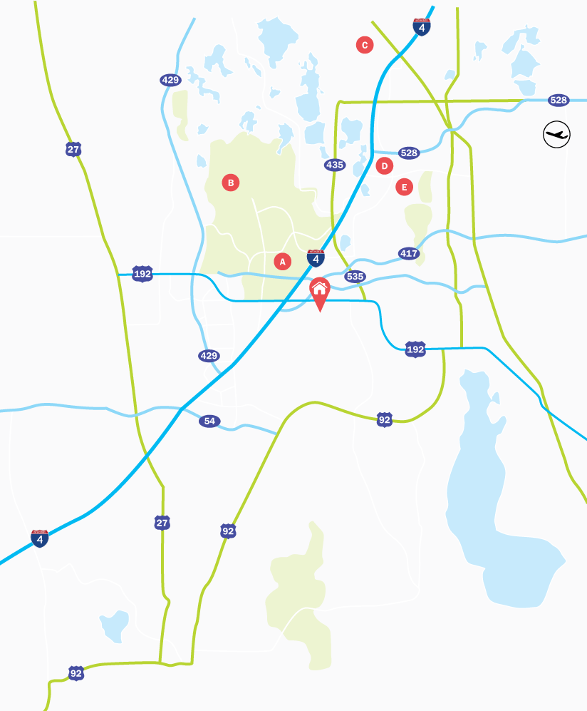 Map of Regal Oaks