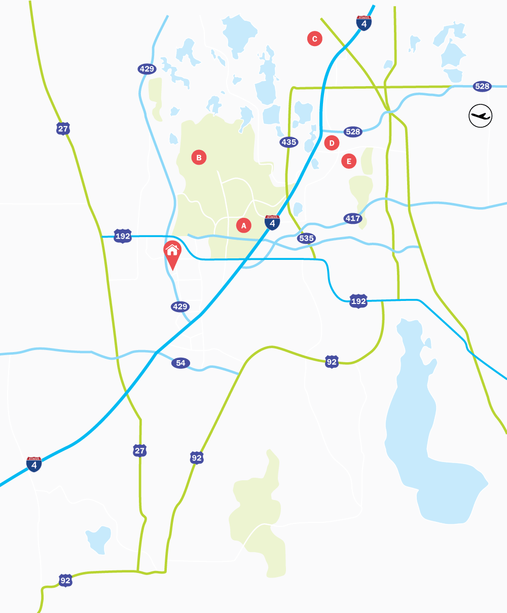 Map of Rolling Hills