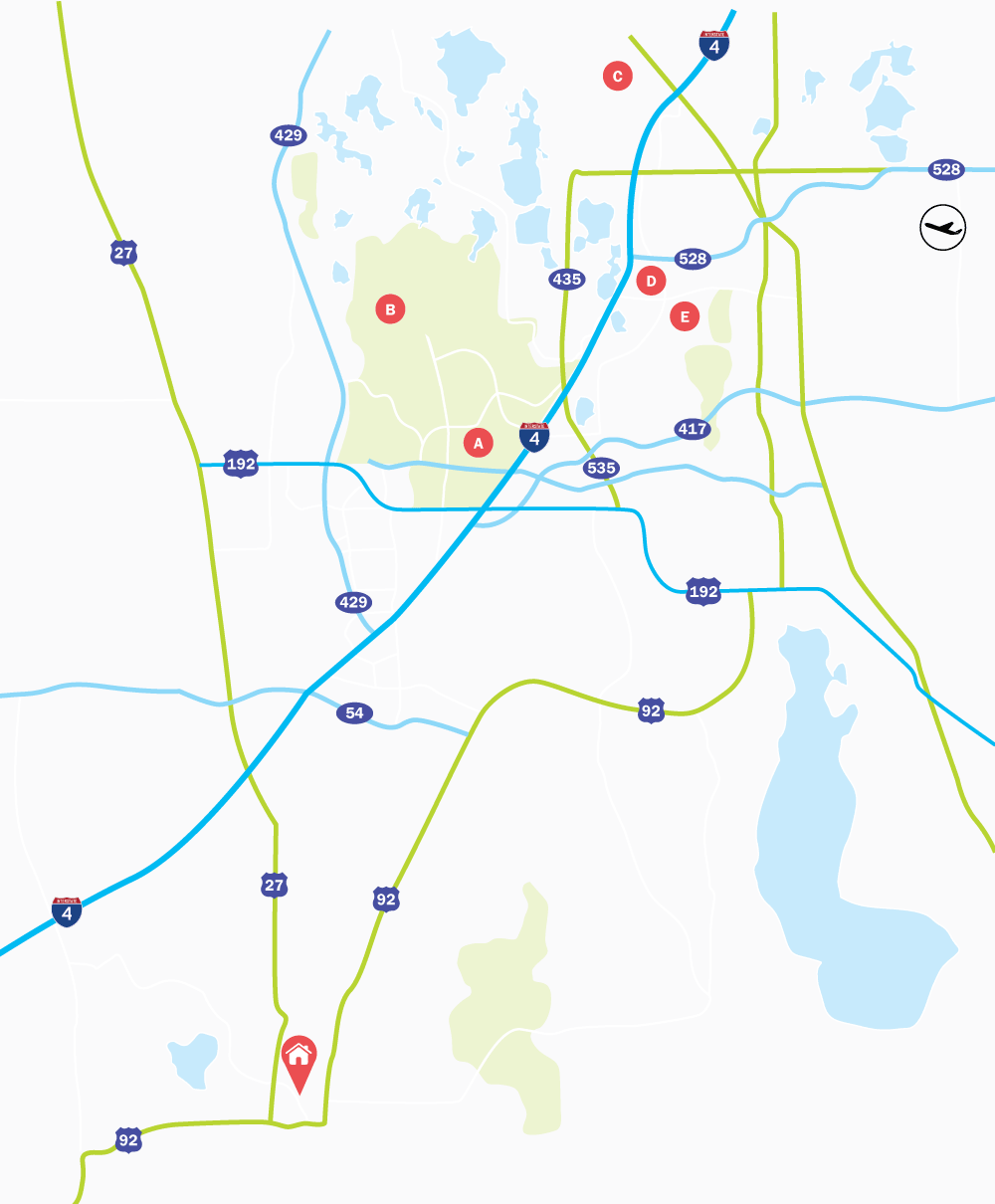 Map of Southern Dunes