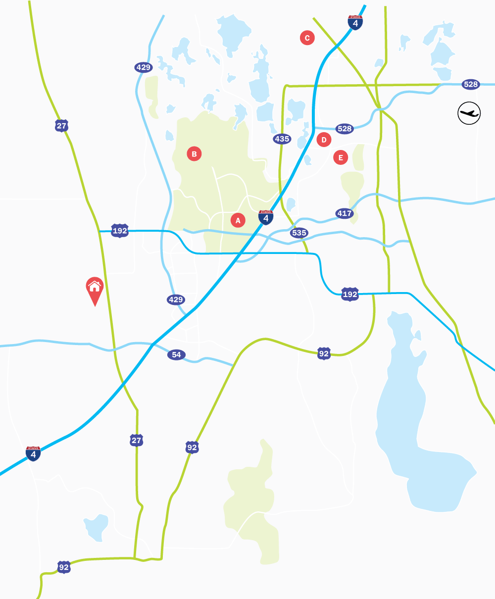 Map of Westridge Manors